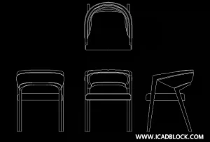 ArmChair dwg 2D model