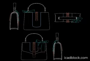 Bolso de señora en AutoCAD