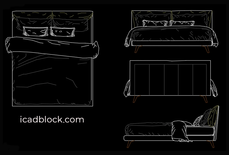 Double Bed DWG