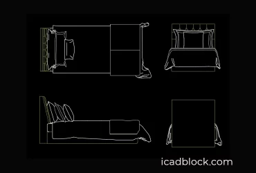 Single Bed 2D
