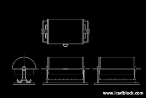 chafing dish dwg 2d model