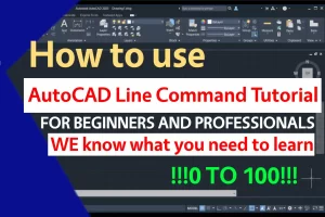 AutoCAD Line Command Tutorial , How to use ?