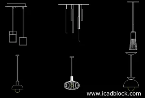 Kitchen Pendant Lighting dwg