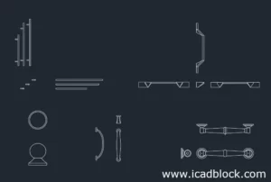 cabinet handle dwg file download for autocad