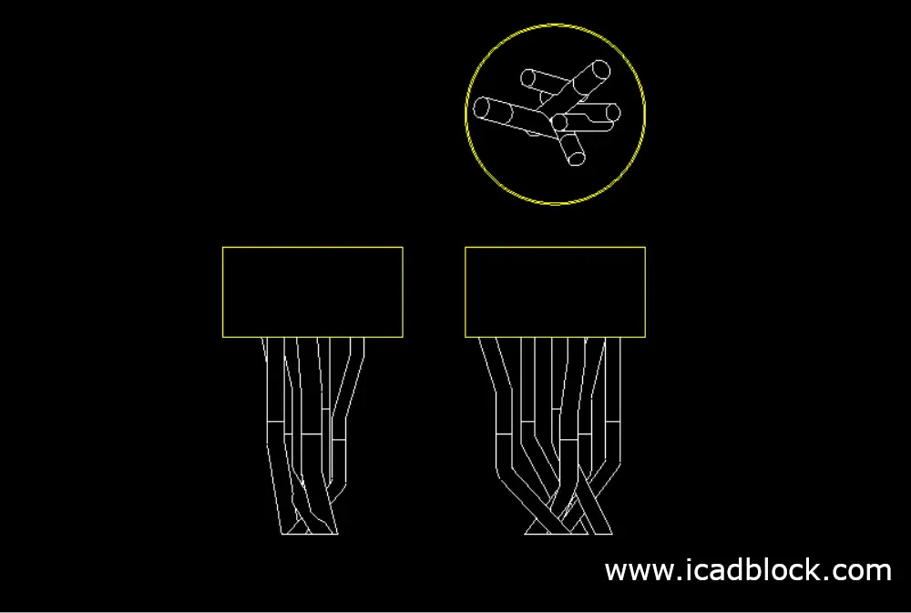 table lamp dwg model download