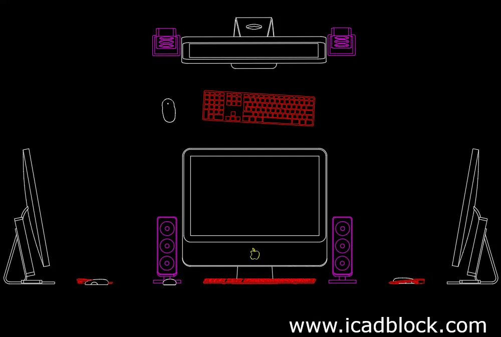 Bloque CAD IMAC