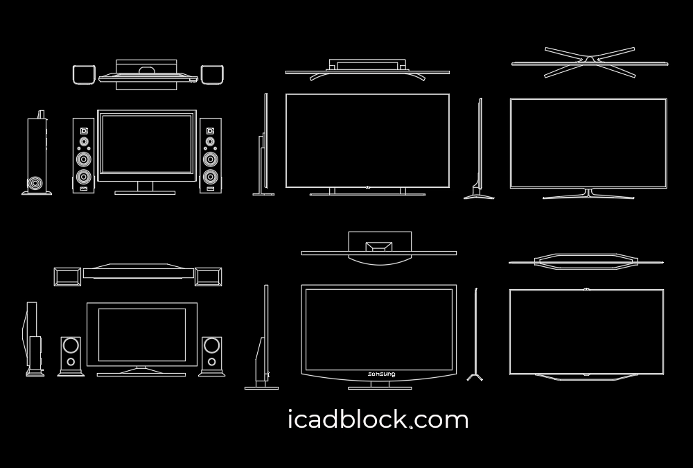 TV CAD Block collection