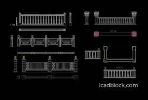 Balustrade DWG