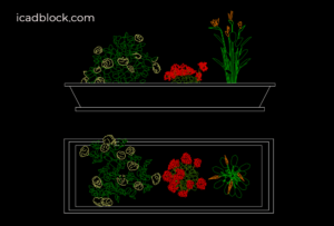 Planter Box CAD Block