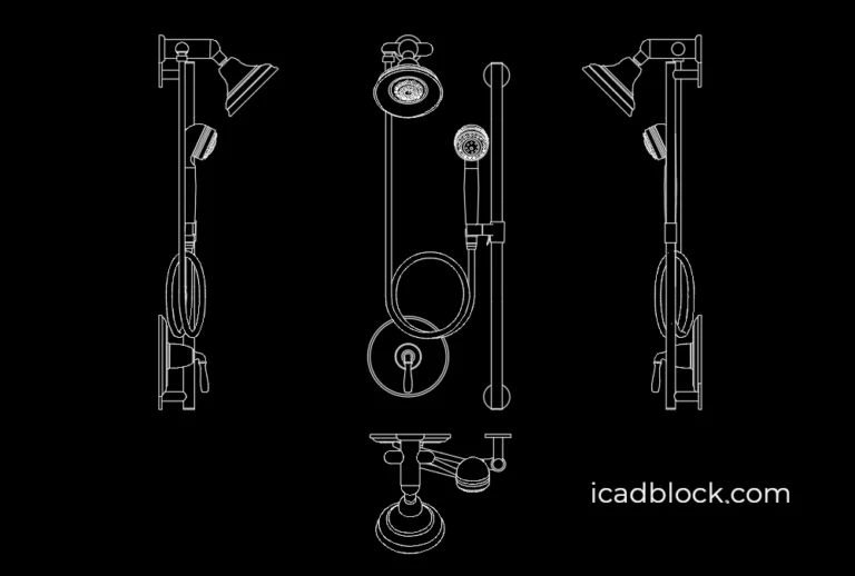 Hand shower DWG