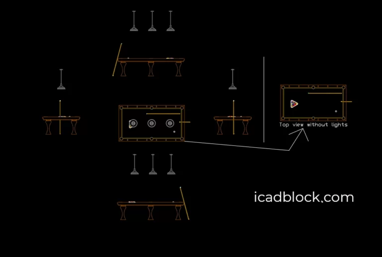 Snooker Table DWG