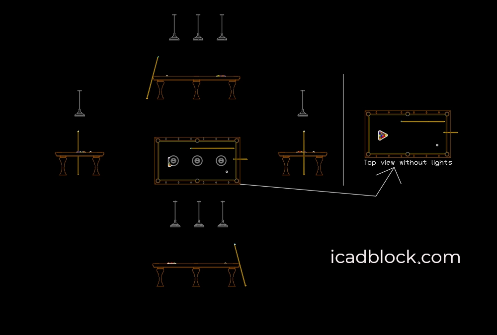 Snooker Table DWG