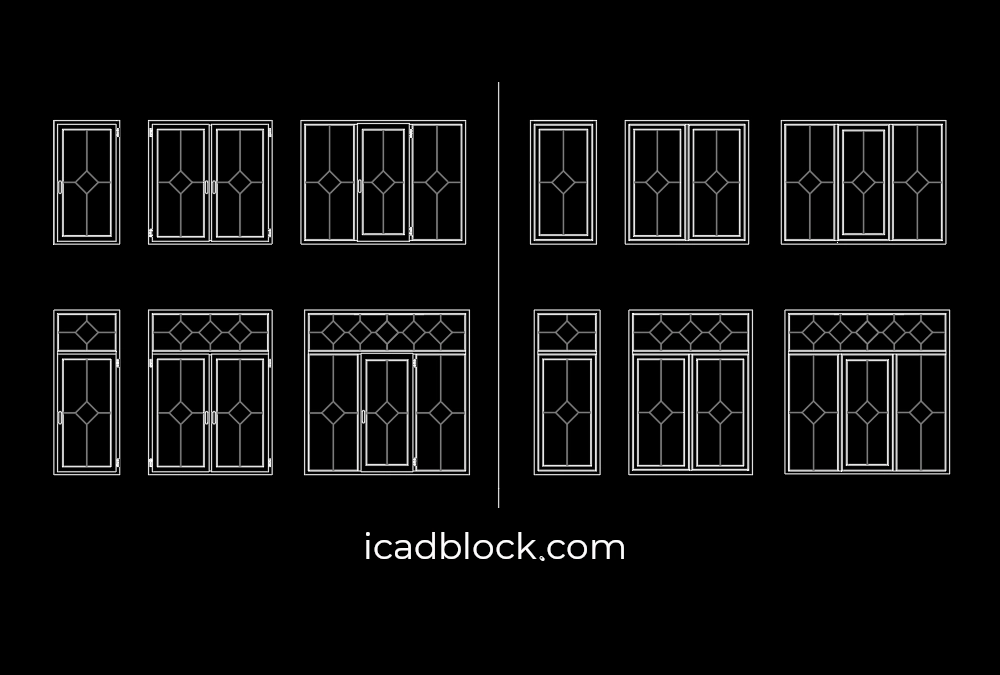 Grill CAD Block AutoCAD - iCADBLOCK