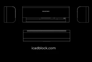 Aire acondicionado Brastemp en AutoCAD