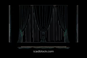 Modelo 2D de cortina de doble capa