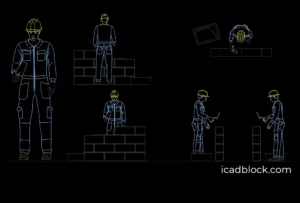 Bricklayer CAD Block
