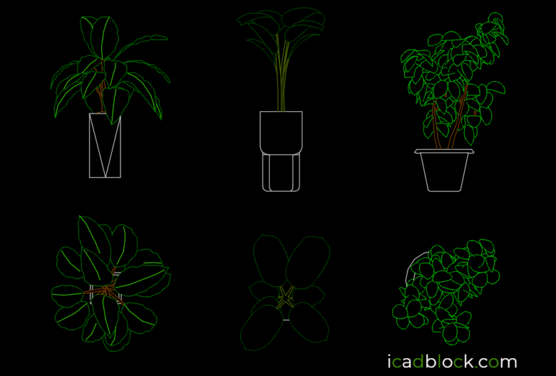 Plant CAD Block collection in DWG - iCADBLOCK