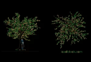 Árbol de primavera modelo DWG