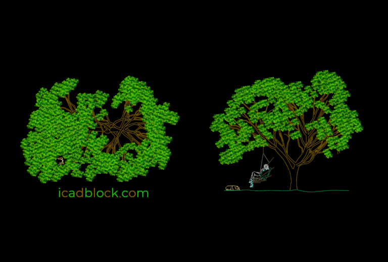 Summer tree dwg