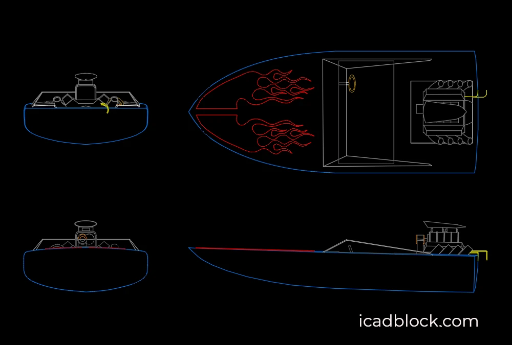 Speed boat plan