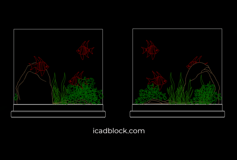 Aquarium CAD Block