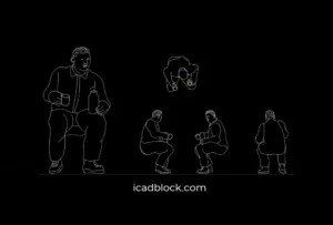 Man sitting pouring a glass DWG